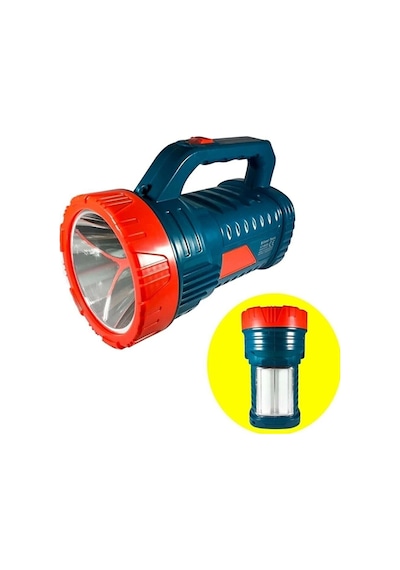 Projektör 15w Led Şarjlı El Feneri Ve X2 Tüp 26smd Led Çift Yönlü