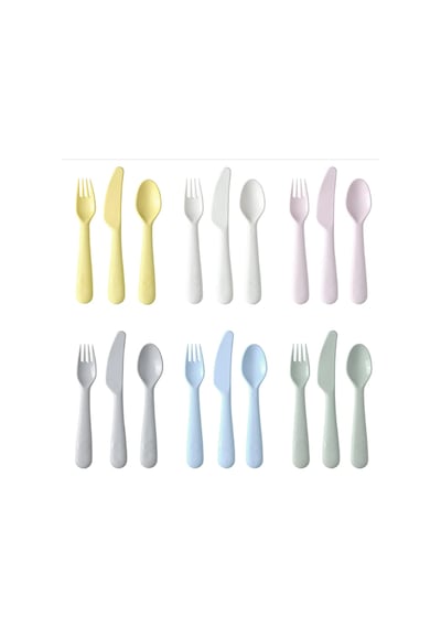 Mjcc Ikea Çocuk Çatal Bıçak Takımı 18 Parça Bpa İçermeyen Mikrodalga Fırın Ve Bulaşık Makine Sku: Mır8690010591951 Abanoz