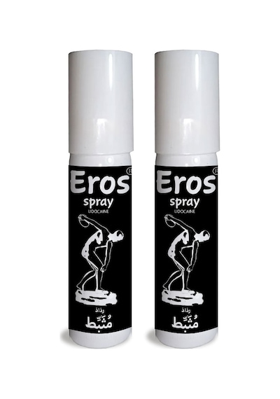 Eros 2 Adet Erkekler Için Özel Stop Spreyi 20 Ml Black