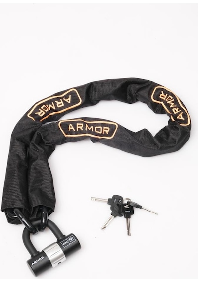 Armor 812 Mv Military Serisi Çelik Zincir 1.20mt 12mm+ubar Kilit