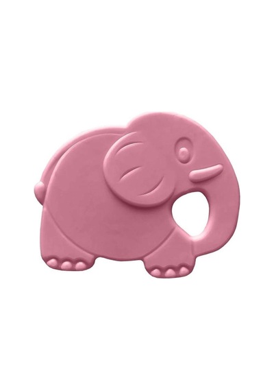 Bambino Kauçuk Yumuşak Diş Kaşıyıcı Pembe Fil Pembe