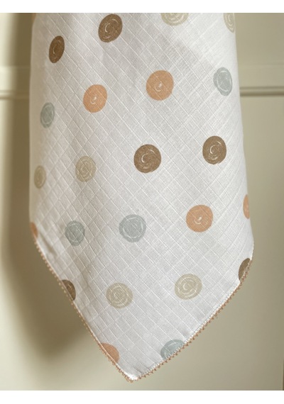 Çok Amaçlı 80X90 Cm Müslin Battaniye Bebek - Yeni Doğan Müslin Bez Çok Renkli