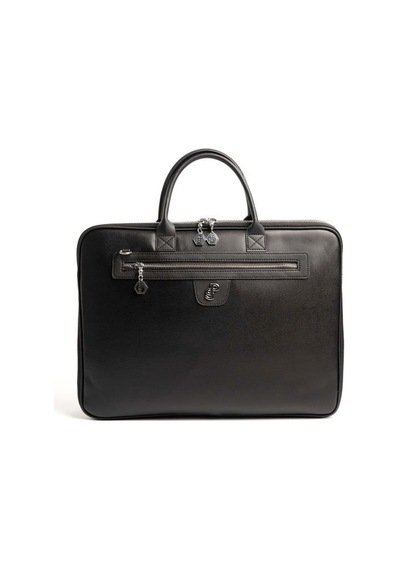 Silver & Polo Silver Polo Siyah - Siyah Düz Kadın Laptop Ve Evrak Çantası Sp1175