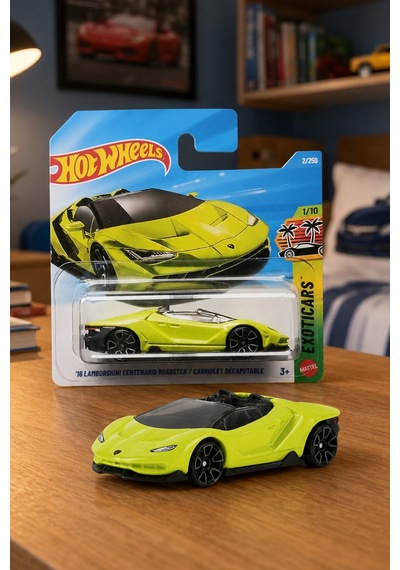 Hot Wheels '16 Lamborghini Centenario Roadster - Exotics Özel Seri Metal Oyuncak Araba Çok Renkli