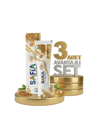 Safia Diş Macunu Misvak Ve Propolis 3x60 Ml