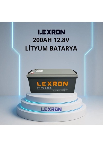 Lexron 200ah 12.8v Lityum Batarya