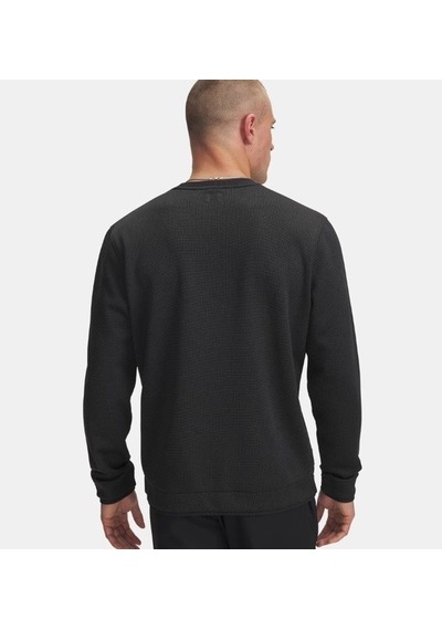 Under Armour Ua M Sweater Fleece Crew Erkek Sweatshirt 6003723-001 Siyah