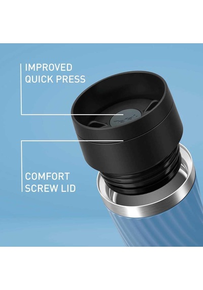 Travel Mug Easy Twist Termos Mavi- 0,36 Litre Genel