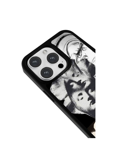Apple iPhone 16 Uyumlu Desenli Parlak Telefon Kılıfı