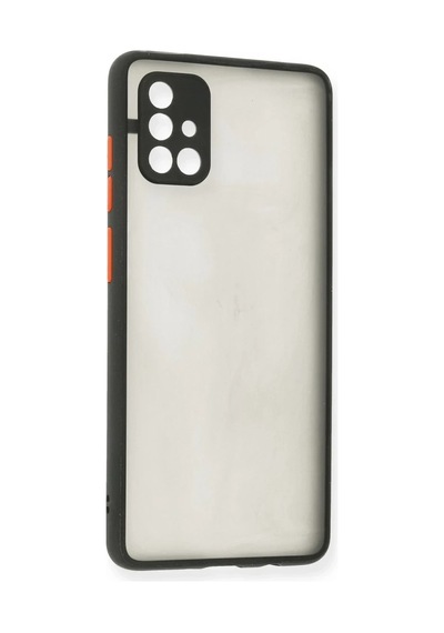 Samsung Galaxy A71 Kılıf Montreal Silikon Kapak - Siyah