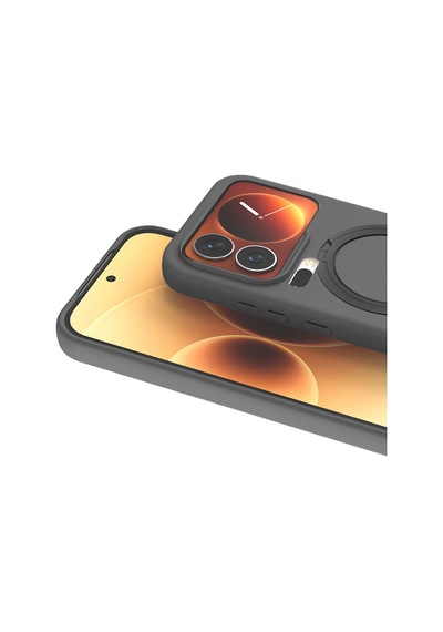 Xiaomi Mi 17 Pro Regal Magsafe Standlı Kapak - Titan Gri 0.2M-Çok Renkli
