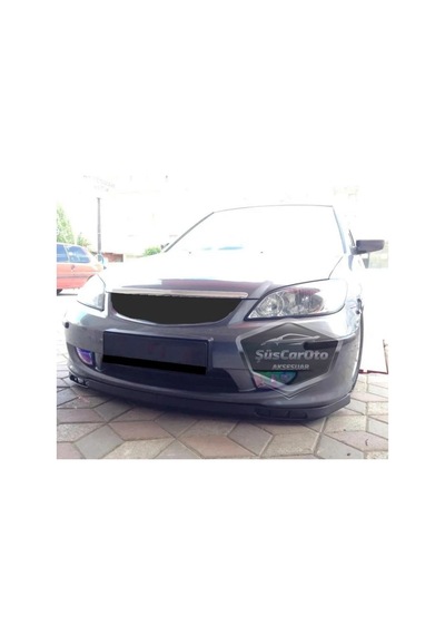 Honda Civic Vtec2 2001-2006 Uyumlu Üniversal Laguna Lip Esnek Ön Lip 2 Parça Tampon Altı Dil Karlık Ön Ek 00 Şüscaroto Aksesuar