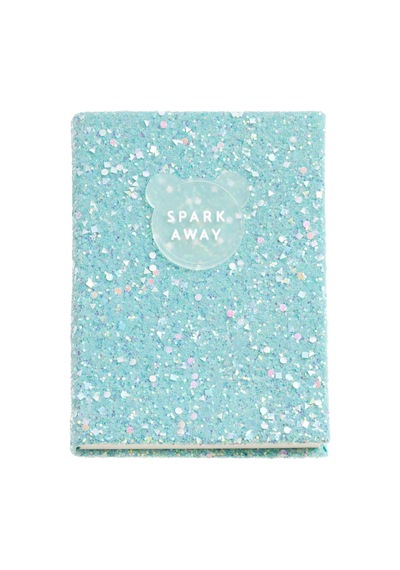 Mr Defter-b2f Parlak Defter Mavi Noktalı Çok Renkli