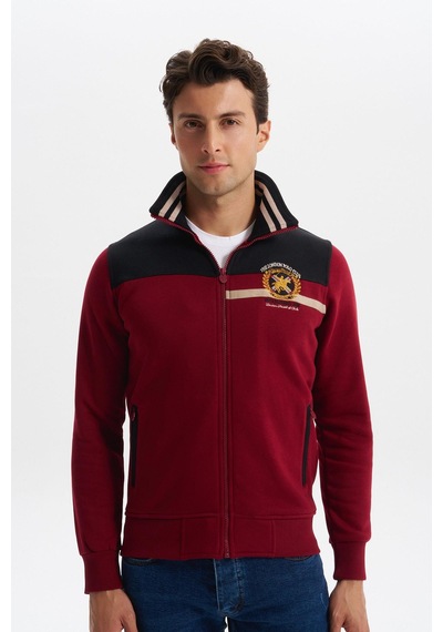 AR-MA Arma Erkek Slim Fit Örme Basic 3 İplik Şardonlu Dik Yaka Tam Fermuar Mont %70 Pamuk %30 Polyester K4myo9378 Bordo AR-MA Arma Erkek Slim Fit Örme Basic 3 İplik Şardonlu Dik Yaka Tam Fermuar Mont %70 Pamuk %30 Polyester K4myo9378 Bordo