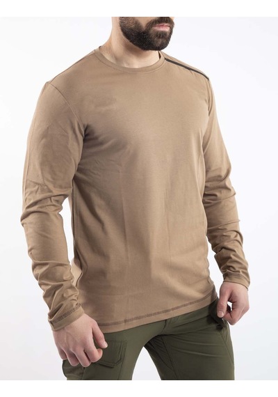 Outdoor T-shirt Basic Pamuklu Erkek Basetı04 Bej