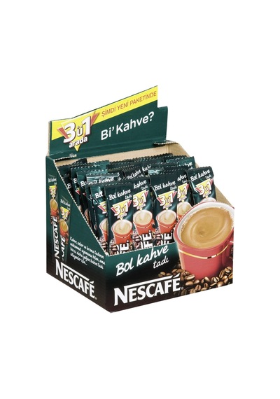 Nescafe 3in1 Kahve 17g Extra - Yumuşak İçimli Pratik Kahve 6'li Avantaj Paketi - 6 Adet Tarı Çekirdek Kahve