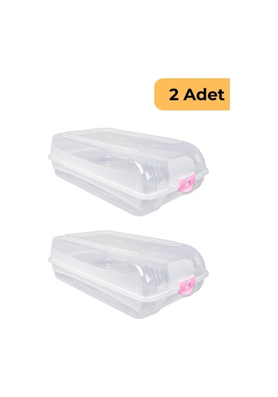 Bay Ayakkabı Koruma Kutusu, 2'li Set Çok Renkli