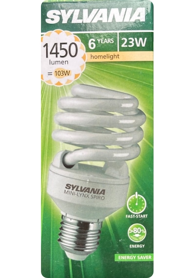 Sylvania 23w 103w 2700k Sarı Işık E27 Duylu Kalın Duy Tasarruflu Ampul
