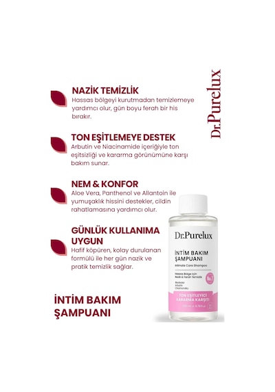 İntim Bölge İçin Arbutin & Niacinamide Ton Eşitlemeye Yardımcı Ve Kararma Karşıtı Yıkama Şampuanı