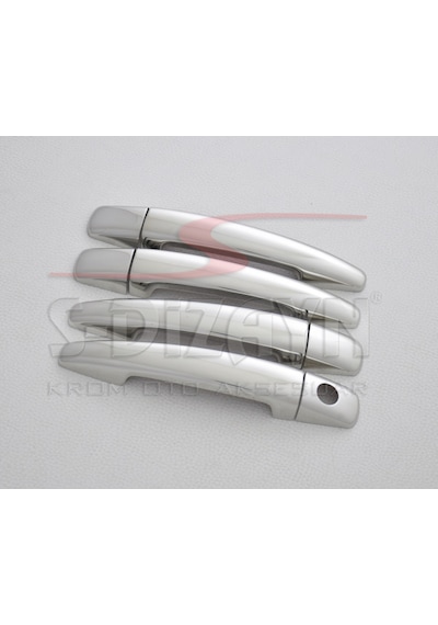 S-Dizayn Peugeot 407 Krom Kapı Kolu 4 Kapı   2004-2010