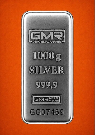 1000 Gram Külçe Gümüş