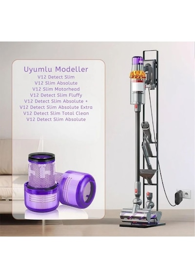 Dyson V12 Uyumlu Detect Slim Dik Süpürge Hepa Filtresi