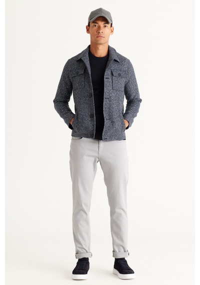 AC&Co / Altınyıldız Classics Erkek Lacı Standart Fit Normal Kesim Bisiklet Yaka Pamuklu Triko Kazak Lacivert AC&Co / Altınyıldız Classics Erkek Lacı Standart Fit Normal Kesim Bisiklet Yaka Pamuklu Triko Kazak Lacivert