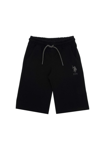 U.S. Polo Assn. Erkek Çocuk Siyah Örme Şort 50298078-VR046