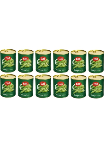Bamya Sultani Teneke 800 Gr 12'li Set