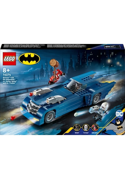 LEGO ® DC Batmobile ile Batman , Harley Quinn ve Mr. Freeze’e Karşı 76274 - 8+ Oyuncak Yapım Seti (435P)