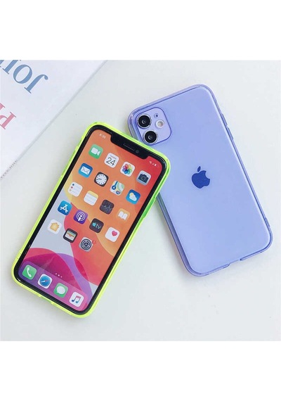 Apple Uyumlu iPhone XR 6.1 Kılıf Zore Mun Silikon-Mor