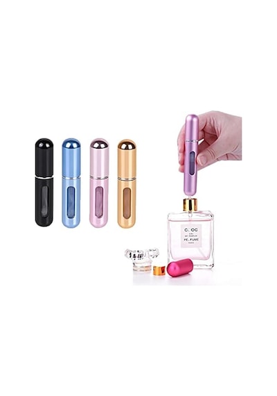 4 Adet Parfüm Şişesi Taşınabilir Mini Doldurulabilir Atomizer Pa