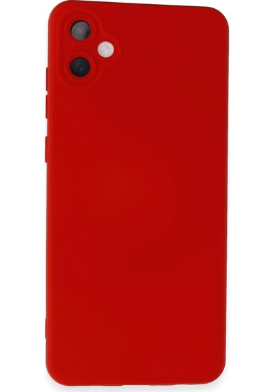 Ilkeshop Newface Samsung Galaxy Uyumlu A05 Kılıf Nano İçi Kadife Silikon - Kırmızı