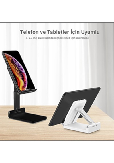 Mühlen T43 Ayarlanabilir Ergonomik Telefon Tablet Standı White
