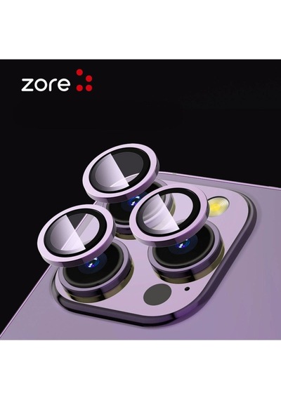 Apple Uyumlu iPhone 15 Zore Cl-12 Premium Safir Parmak İzi Bırakmayan Anti-reflective Kamera Lens Koruyucu Yeşil