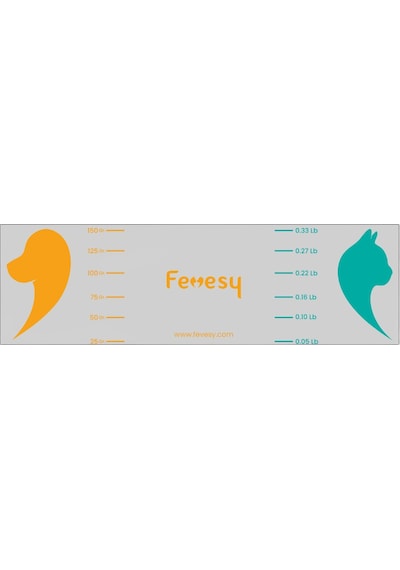 Fevesy Kedi ve Köpek Mama Ölçü Kabı / Bardağı G1