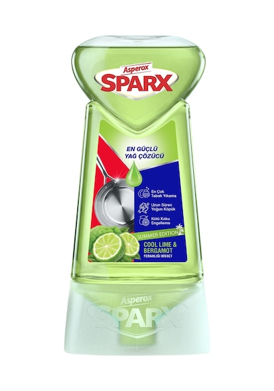 Asperox Sparx Summer Edition Cool Lime & Bergamot Sıvı Bulaşık Deterjanı 650 Ml