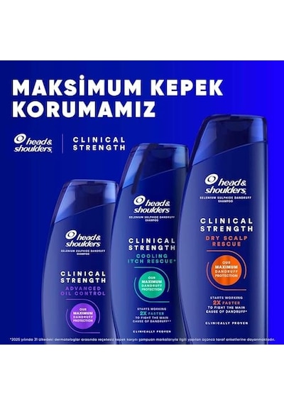 & Shoulders Clinical Strength Advanced Oil Control Yağ Dengeleyici Şampuan 400 Ml