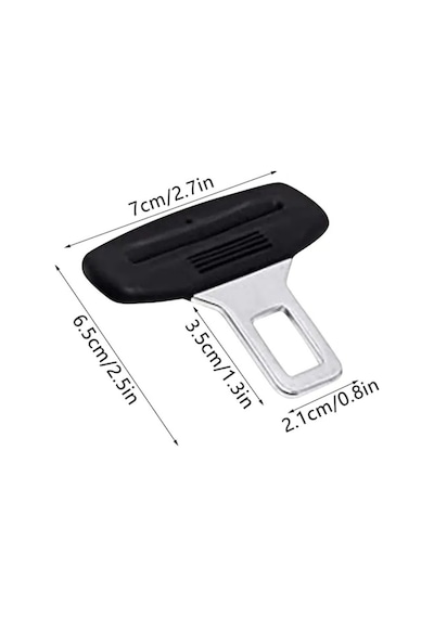 Emniyet Kemeri Kilit Kısa Ayak Demir Bağlama Klipsi Toplam 13 Cm