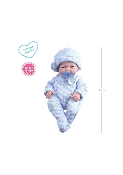Berenguer Gerçekçi Yenidoğan Oyuncak Mini Erkek Bebek 24 Cm - Mavi
