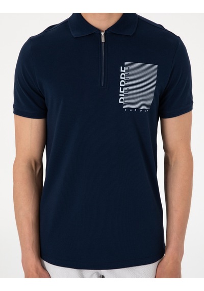 Pierre Cardin Erkek Lacivert Tişört 50307929-vr033 Lacivert