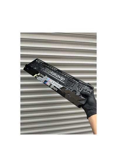 App Plakalık 2 Adet Mat Piano Black Bmv Plakalık Uyumlu - 842410694