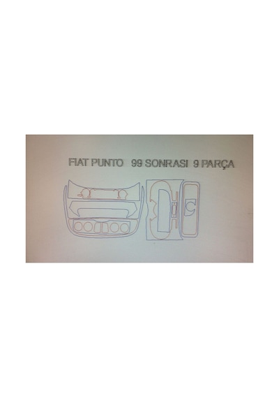 Fıat Punto 1999-2005 9 Parça Torpido Kaplama Renk Ceviz
