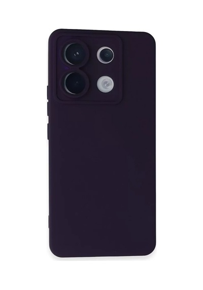 Xiaomi Redmi Note 13 Pro 5g Uyumlu Kılıf Nano İçi Kadife Silikon - Mor