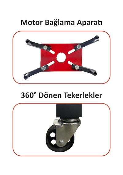 Motor Toplama Sehpası 650kg Gpt105