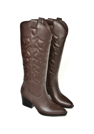 Fox Shoes T296815009 Kahverengi Kovboy Model Kadın Çizme Kahverengi-suni Deri Kahverengi Fox Shoes T296815009 Kahverengi Kovboy Model Kadın Çizme Kahverengi-suni Deri Kahverengi