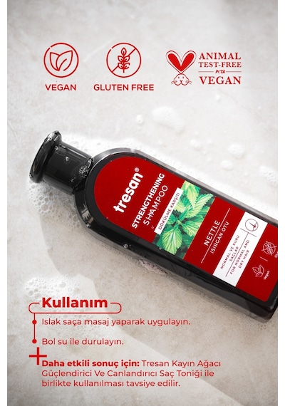 Isırgan Otu Dökülme Karşıtı Şampuan Normal Ve Kuru Saçlar Için 300 Ml X 2 Adet Dökülen