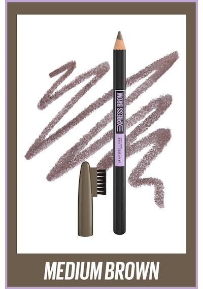 Maybelline New York Express Brow Shaping Pencil Medium Brown