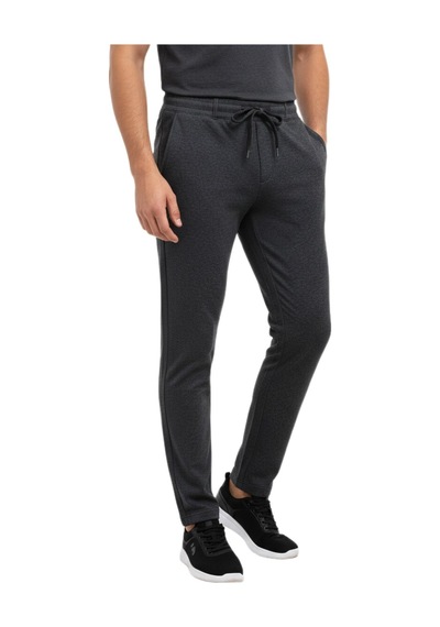 Pandonim Erkek Beli Lastikli Jogger Pantolon Regular Fit Bgl-st05194 Füme
