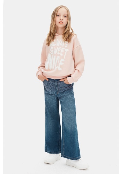 Xo Kids Kız Çocuk Sweatşirt 8-14 Yaş 39323 Pudra Xo Kids Kız Çocuk Sweatşirt 8-14 Yaş 39323 Pudra